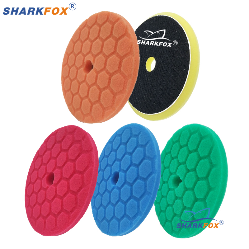 Polish Pad Set Buffer - Sharkfox 5 pièces/ensemble 5 pouces (125mm)
