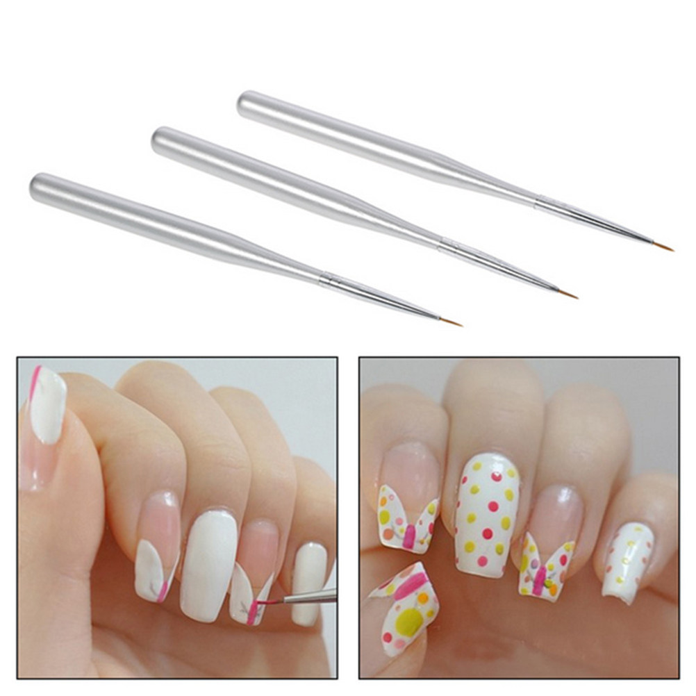 Detailing Brush Set - Lot de 3 stylos de nail