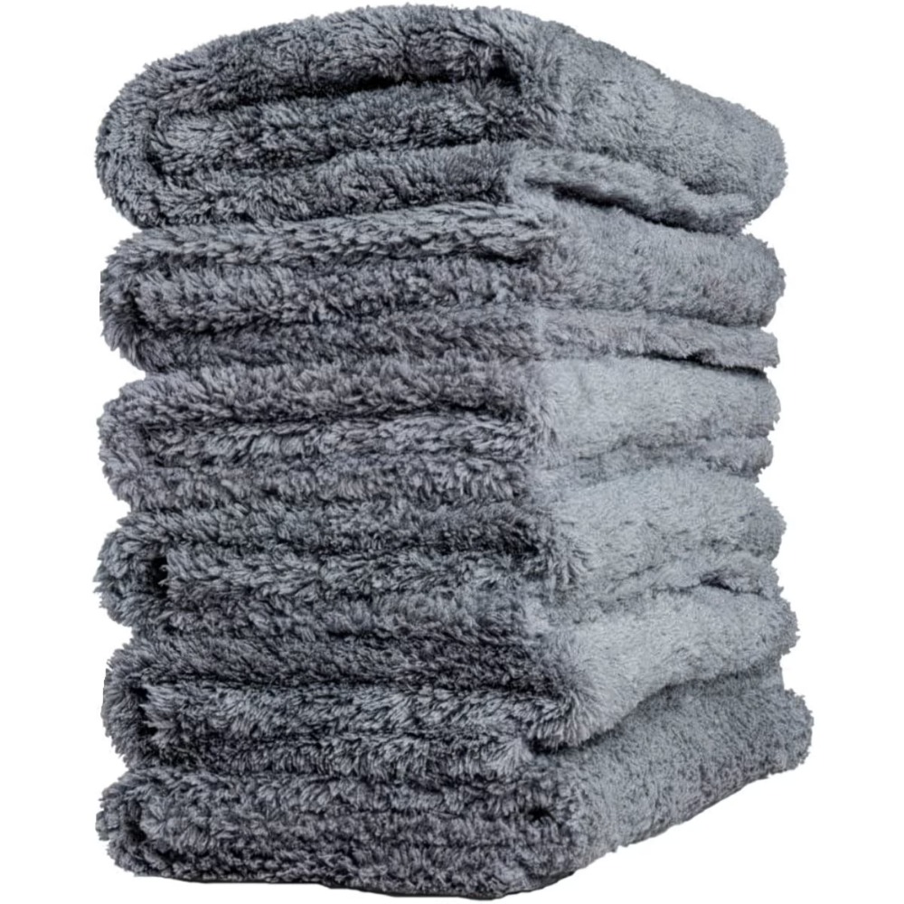 Microfiber Towel Detailing - 1/2/3/6 pièces Serviettes de voiture en