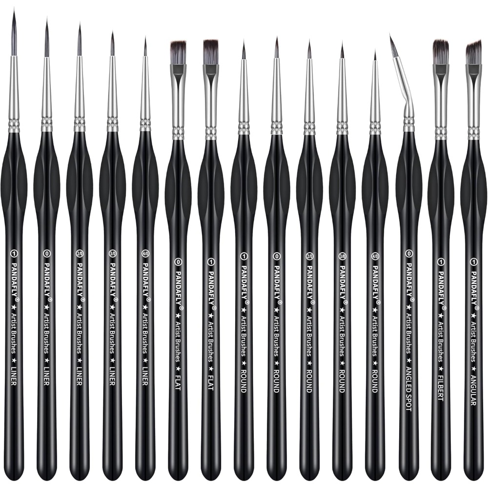 Detailing Brush Set - Ensemble de 15 pinceaux professionnels pour