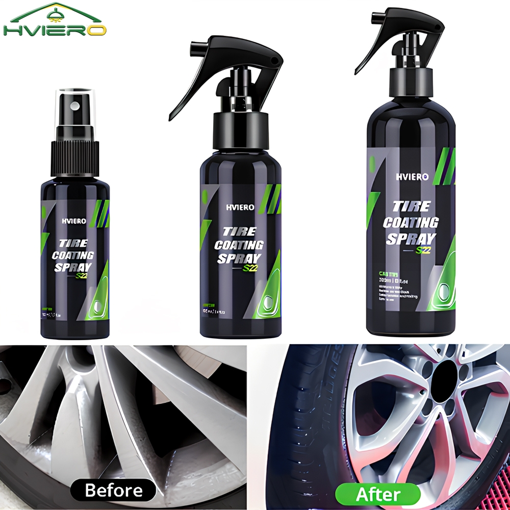 Tire Shine Spray Sealant - Brillant pour pneus HVIERO S22, Spray