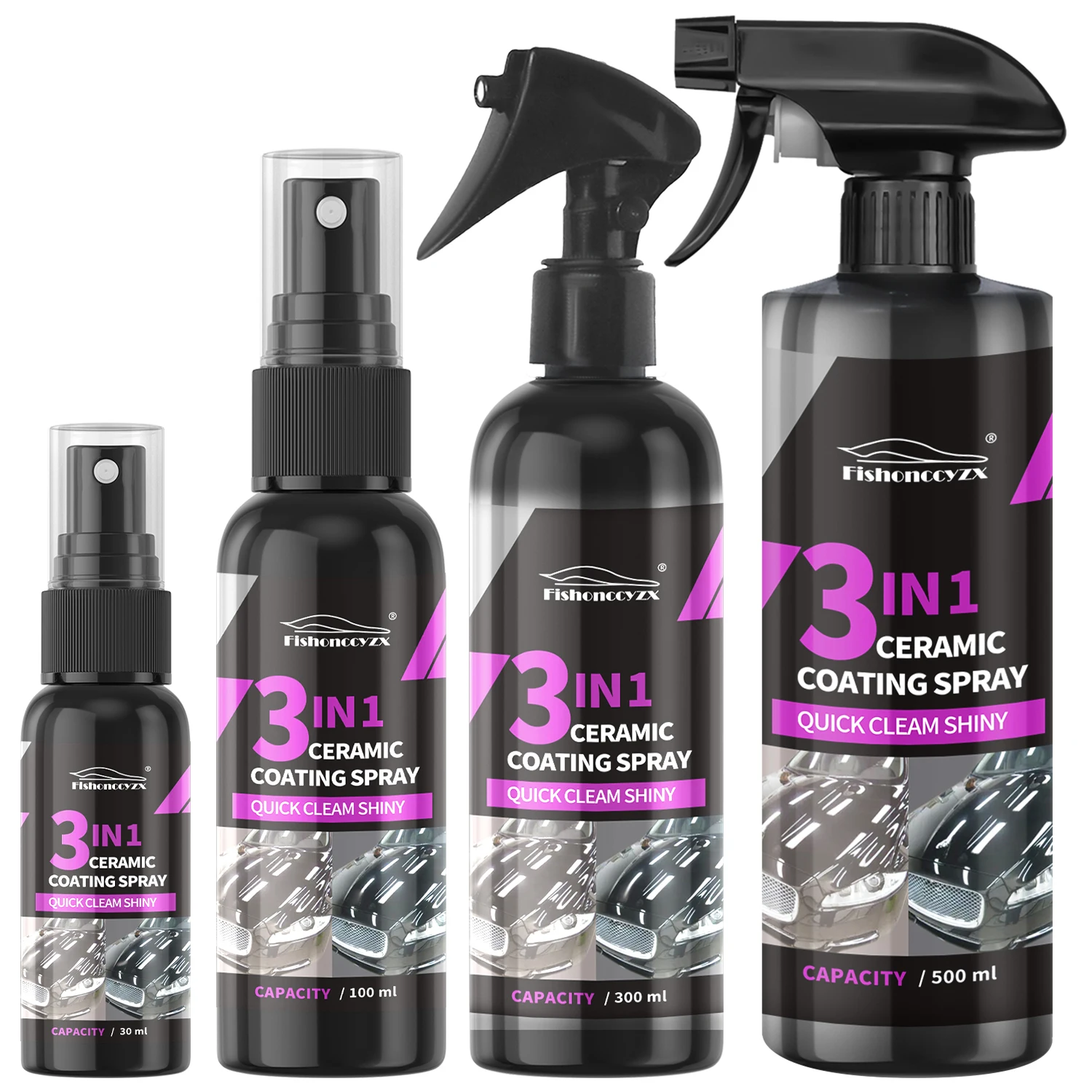 Car Wax Ceramic Coating - Spray de revêtement liquide en céramique