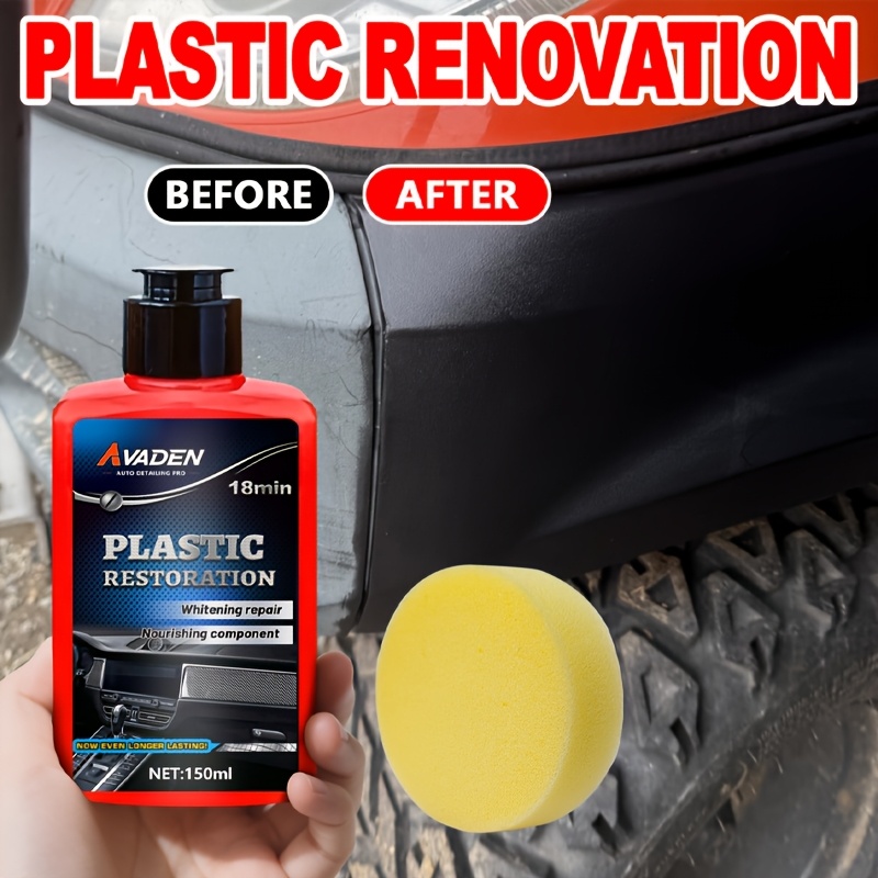 Trim Restorer Plastic - Restaurateur de garnitures noires - Formule
