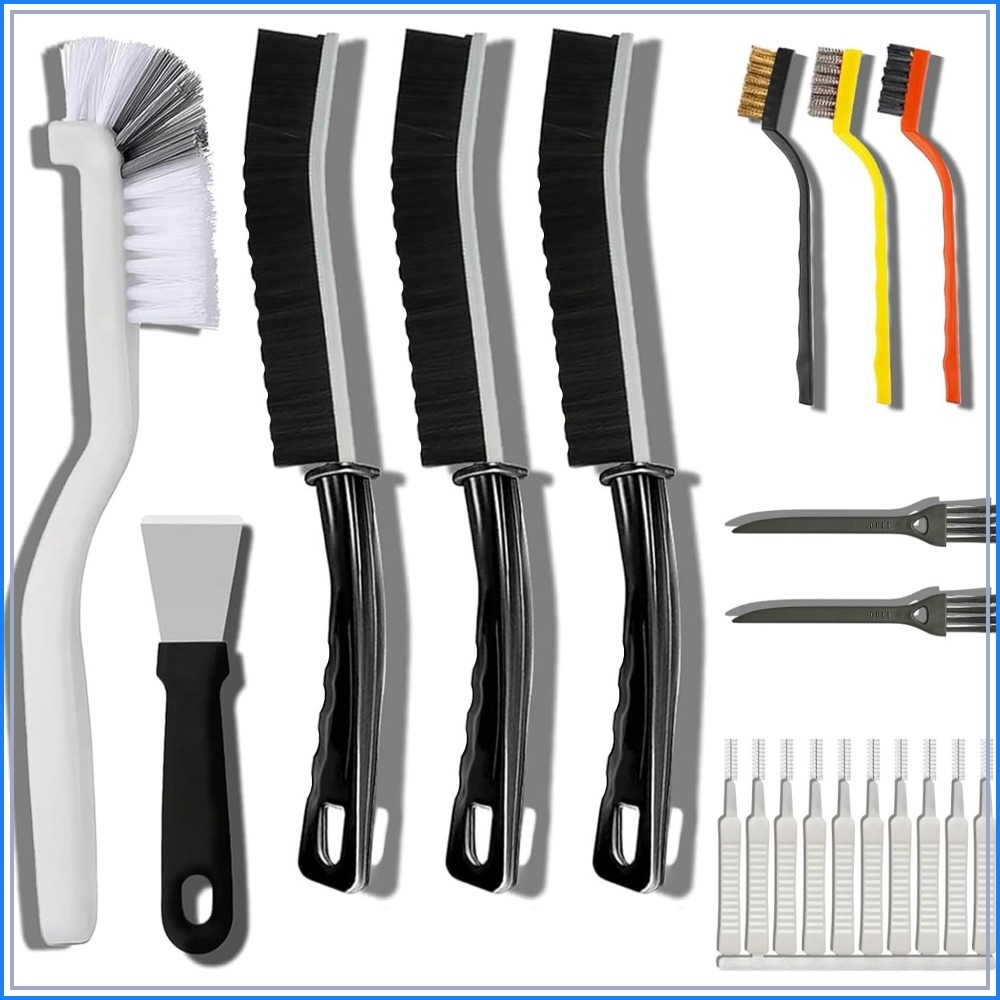 Car Cleaning Brush - Ensemble de 20 brosses de nettoyage