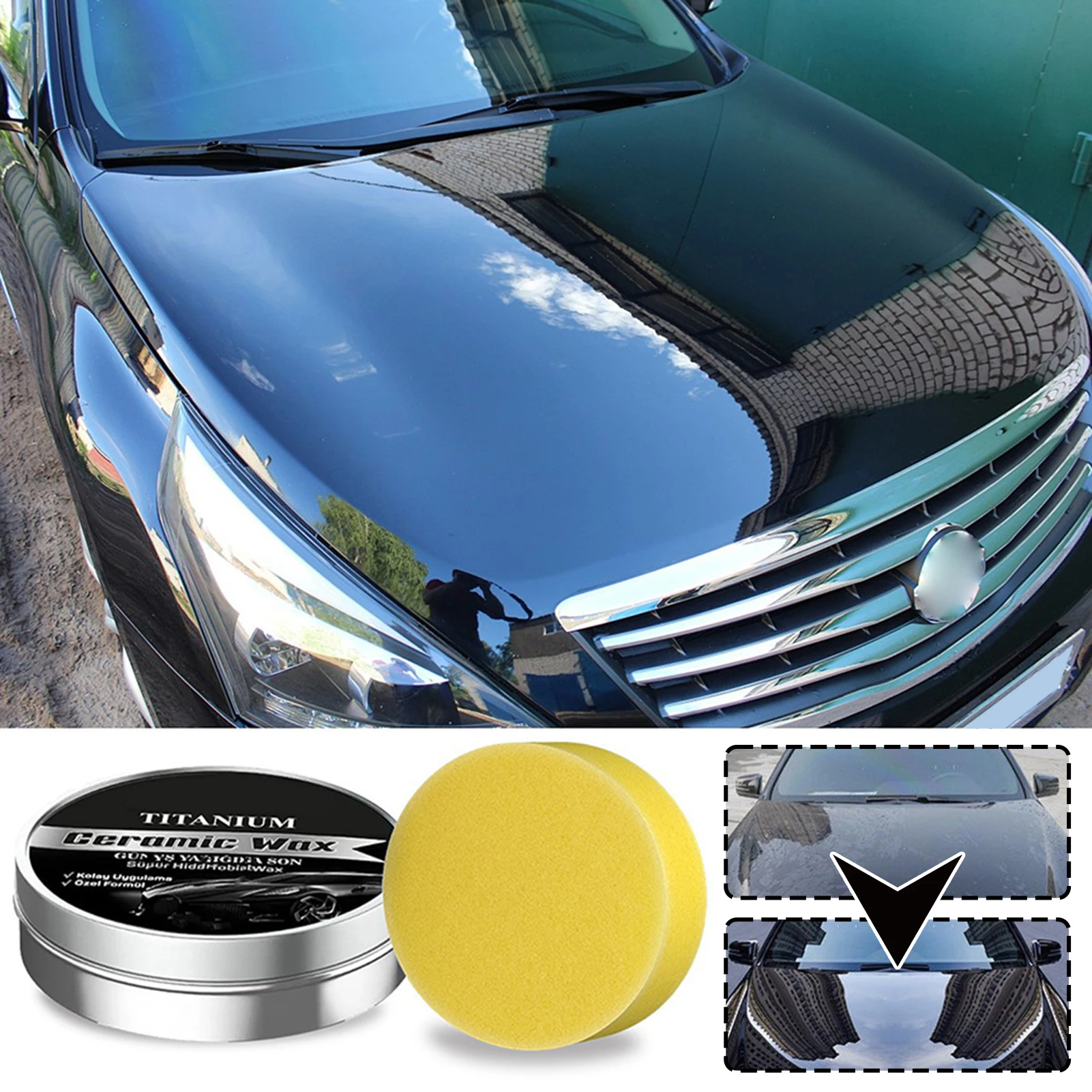 Car Wax Ceramic Coating - Cire de polissage pour revêtement de