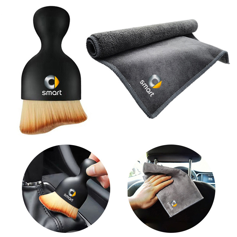 Microfiber Towel Detailing - Brosse de nettoyage pour voiture, outil
