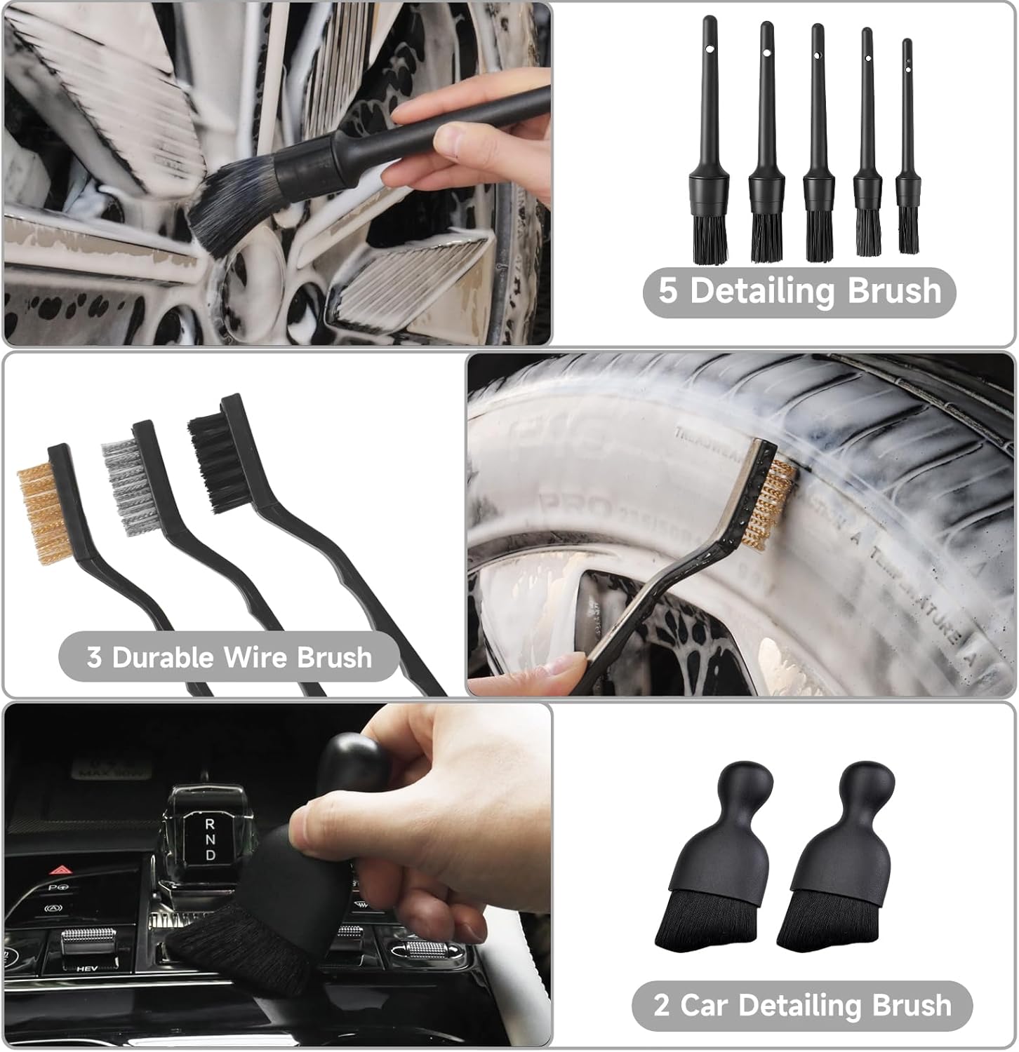 Kit de nettoyage de voiture, 3 - Interior Detailing Kit avis et prix