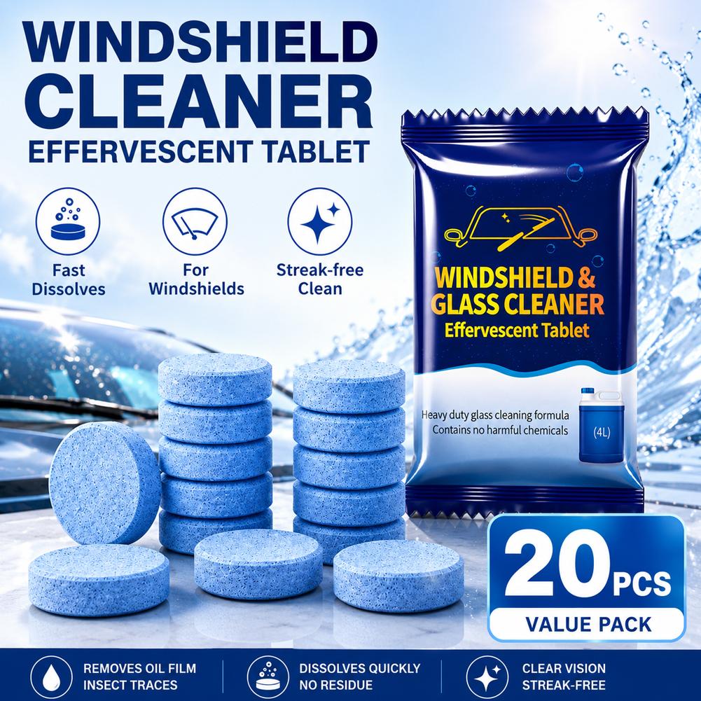 Tablettes effervescentes pour  - Glass Cleaner Streak avis et prix