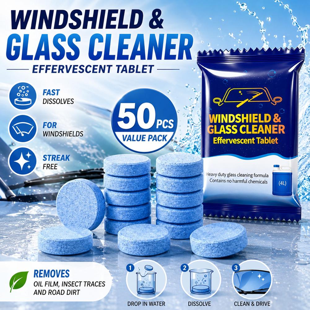 Tablettes effervescentes pour  - Glass Cleaner Streak avis et prix