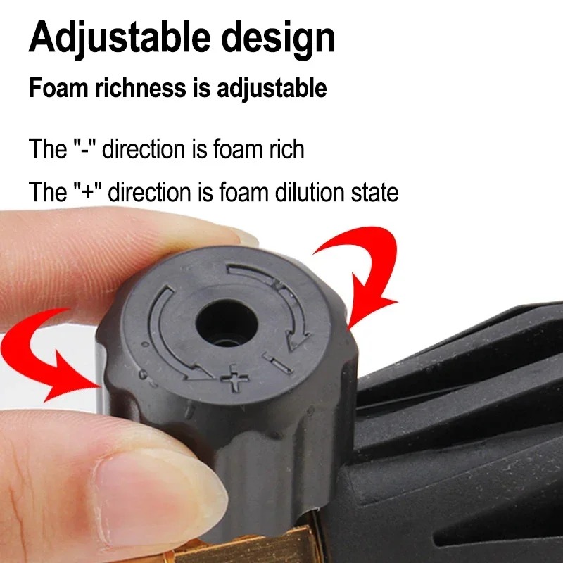 Kit canon à mousse et pistolet - Pressure Washer Foam Gun avis et prix