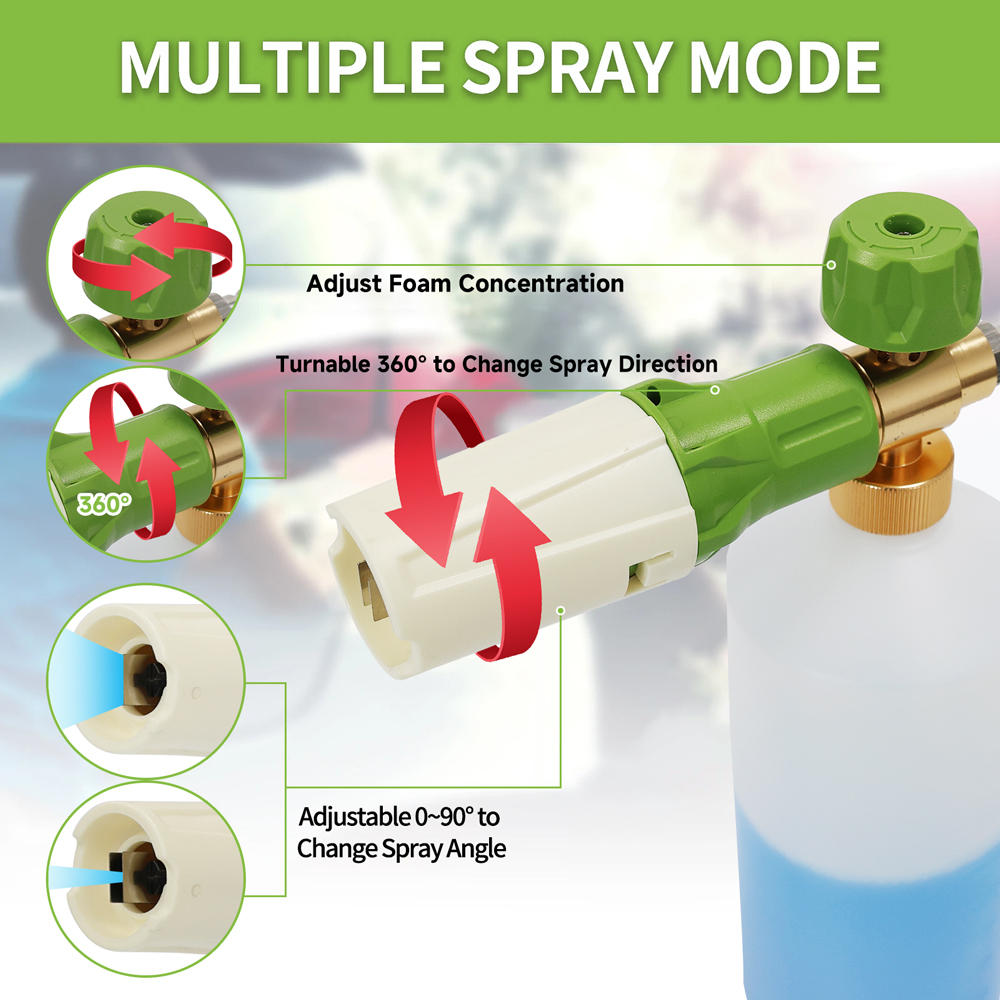Pistolet à mousse en aluminium - Foam Cannon Car Wash avis et prix