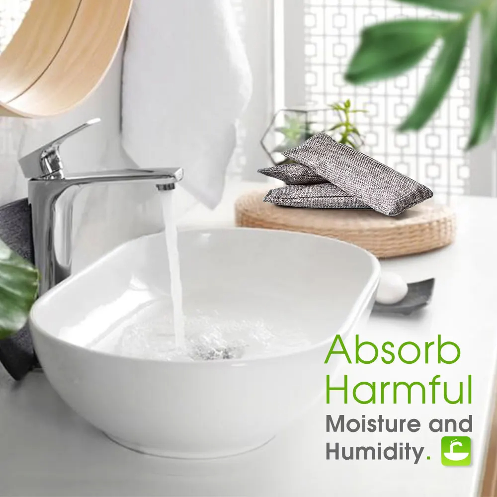 Sacs de charbon de bambou abso - Odor Eliminator Car avis et prix