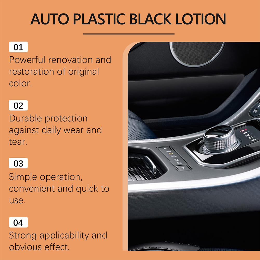 Lotion Restauratrice Noire pou - Trim Restorer Plastic avis et prix