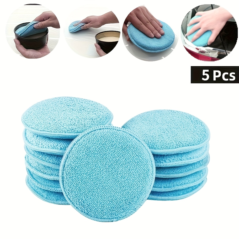 5 tampons de cirage en microfi - Wax Applicator Pad avis et prix
