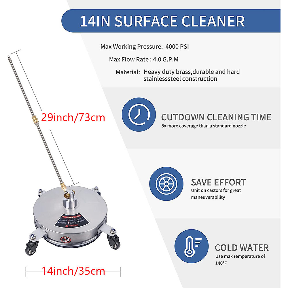 4000 lb/po² Nettoyeur de surfa - Wheel Cleaner Alloy avis et prix